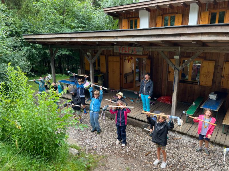Morgensport zu Pferde