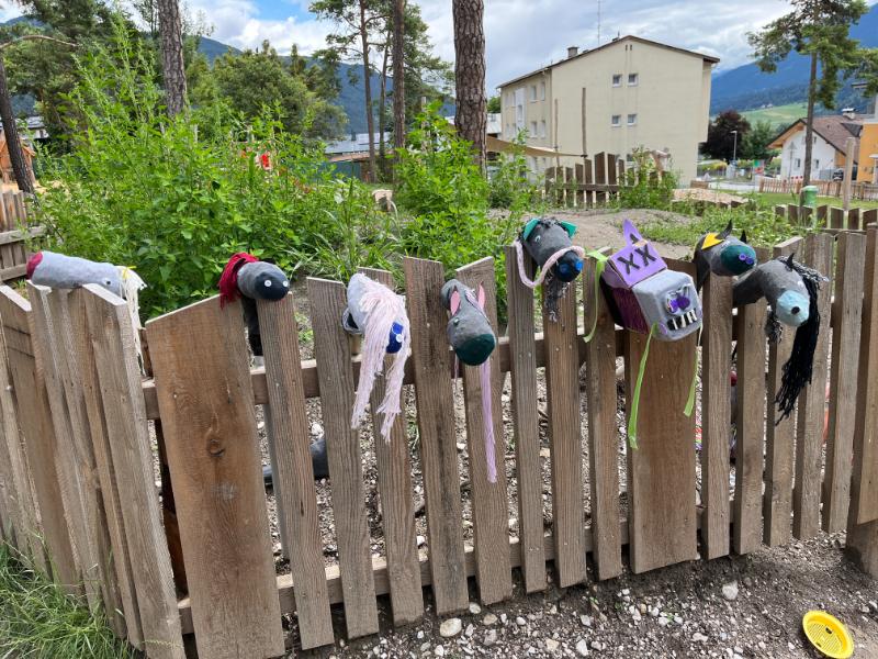 Stellplatz am Spielplatz